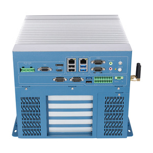 Mini computadora industrial sin ventilador de doble LAN con Ubuntu Linux PC de escritorio Opción de montaje en rack barata con ranura PCI - Product Image 1