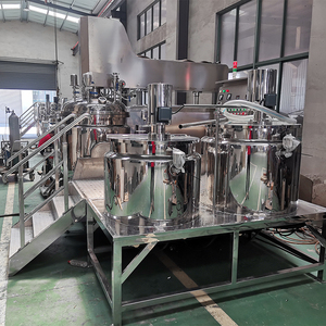 ฝาครอบยกไฮดรอลิก Homogenizer อิมัลชันเครื่องปฏิกรณ์ชุดควบคุมอุณหภูมิเครื่องผสมอิมัลชันสูญญากาศ - Product Image 5