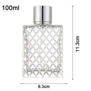 100ml3.4oz詰め替え式スプレー香水瓶大型化粧品ファインミストアトミザークリアガラスエッセンシャルオイルボトル - Product Image 2