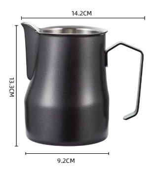 bec en forme de bouche de grue noire 700ml
