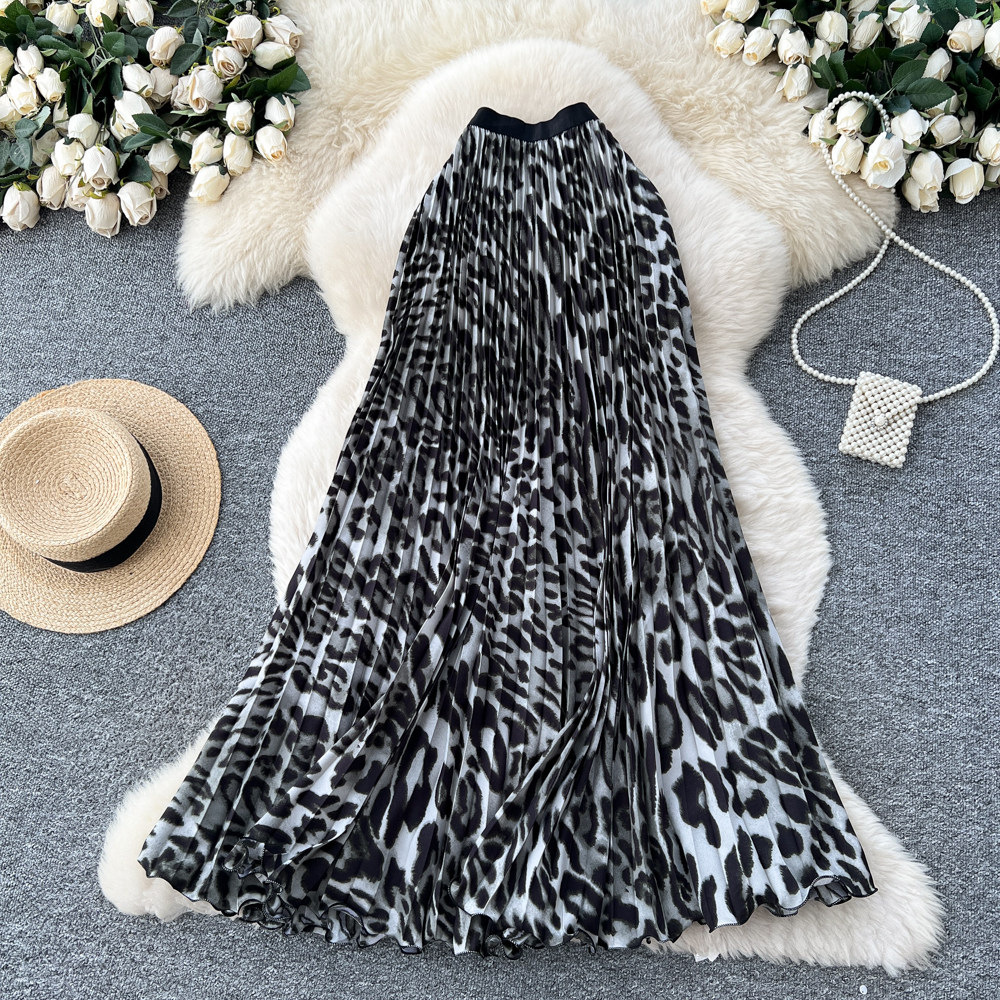 Estampado de leopardo negro