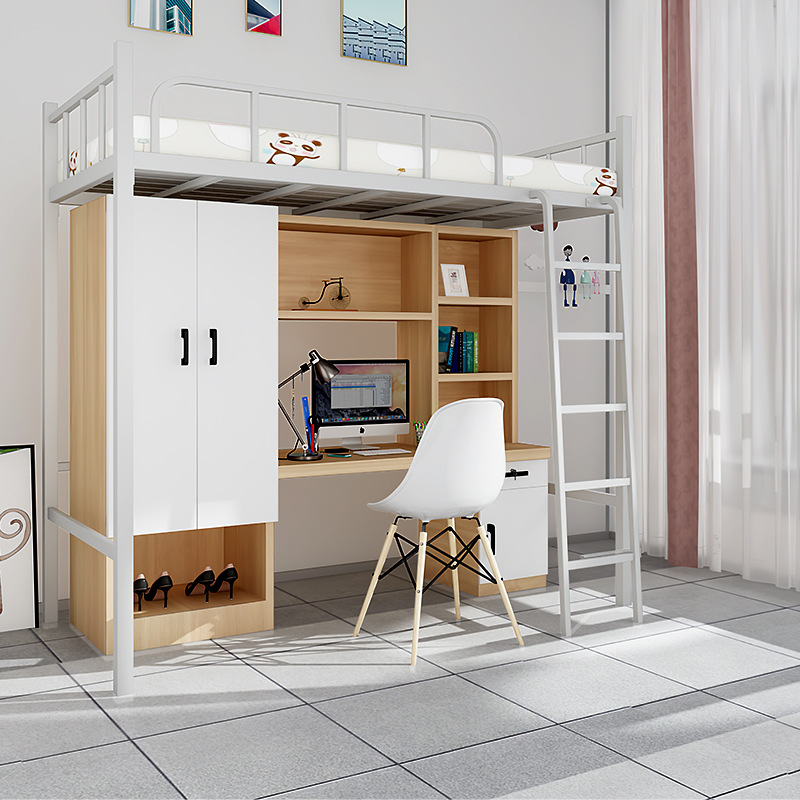 Armoire blanche à double porte de 0,9 mètre de large (armoire incluse)