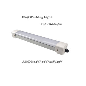 AC/DC 24V çalışma Ip65 Led tri-geçirmez ışık 36V yüksek lümen 160lm/w tri-geçirmez ışık atölye ve depo için LED atölye aydınlatma - Product Image 2