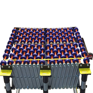 Focus Machinery Gravity Wheel Conveyor Flexible Skating for Truck <strong>Loading</strong> <strong>Unloading</strong> Manufacturing Plants - Product Image 2
