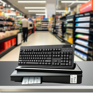 Промышленная клавиатура POS KB104S, оптовая продажа, программируемая мембрана с считывателем смарт-карт - Product Image 4