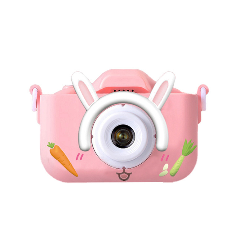 Pink carrot rabbit-hd dual camera
