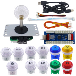 Juego de Arcade con placa de Control USB, codificador USB sin retardo, Joystick LED, botones LED para consolas de videojuegos - Product Image 6