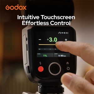 佳能相机Godox V100-C闪光灯、圆头相机闪光灯、TTL触摸屏2.4G无线X系统 (V1升级) - Product Image 3