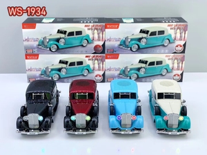 WS-1934 GIS Sedan เป็นลำโพงบลูทูธไร้สายแบบคลาสสิกสำหรับรถยนต์พร้อม TF USB FM แฮนด์ฟรี TWS selfie ไฟ LED ชนิด C - Product Image 4