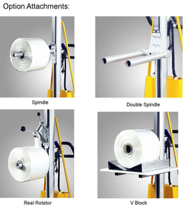 Elevador de rollos de descarga de carga de rollos de tela de alta compatibilidad para máquinas textiles Equipo de manejo de rollos de alta compatibilidad. - Product Image 2
