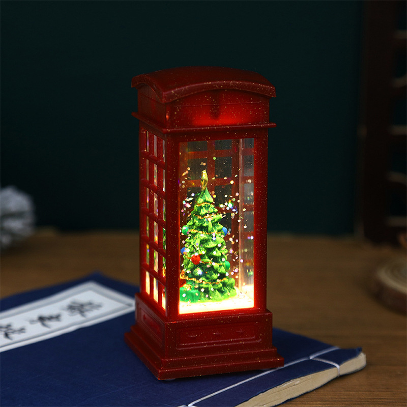 Sapin de Noël rouge