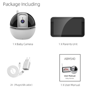 Smart Two <strong>Way</strong> Talk Newest WiFi Video Audio Camera Wireless Baby <strong>Monitor</strong> with 5inch HD LCD 720P Display Screen - Product Image 5