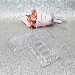 5 видов цветов пустая пластиковая прямоугольная палитра теней для век с местом для зубных щеток - Product Image 4