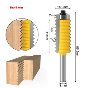 Yüksek hassasiyetli ağaç İşleme freze kesiciler yönlendirici Bit gravür parmak eklem Bit HRC55 sertlik kesici - Product Image 3