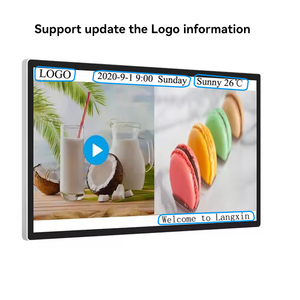 Настенный рекламный плеер Android digital signage дисплей сеть WiFi рекламный экран настенный монитор рекламный плеер с программным обеспечением CMS