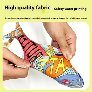 Natural <strong>Catnip</strong> 3D Fish Plush Toy Realistic Soft Fur Interactive Design Durable Cotton Material for Daily <strong>Use</strong> Resistant to Cats