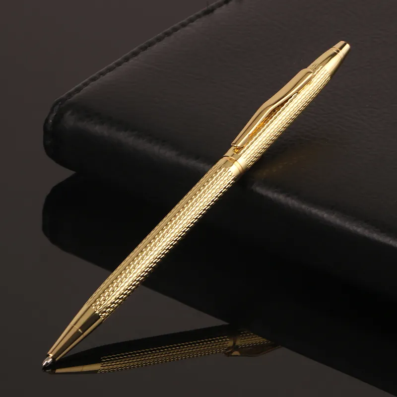 Bolígrafo De Metal dorado Vip, Mini bolígrafo de electrochapado con logotipo personalizado, artículos promocional, precio bajo, con logotipo superior