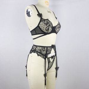 NPS Sexo Sleepwear <span class=keywords><strong>Lingerie</strong></span> Novo para As Mulheres Sexy <span class=keywords><strong>Lingerie</strong></span> Casual Mulheres Desgaste Transparente Spandex / Nylon Dobby Fino Preto e Branco