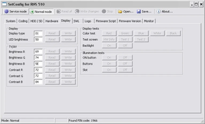 Software SetConfig 2.5.1 y 2.8.1 para identificación RNS compatible con RNS510 RNS810 RNS850 cambiar código PIN borrar la memoria NAND