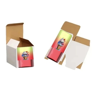 Hot Selling 3-in-180k Paper <strong>Box</strong> with Colorful Kraft Paper Folding Storage, Food Flavor Packaging <strong>Box</strong> with Customizable logo
