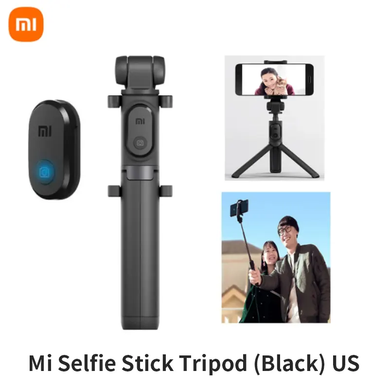 Xiaomi Mijia Mi Tourism trípode Selfie Sticks con Bluetooth remoto plegable extensible monopié para iOS Android