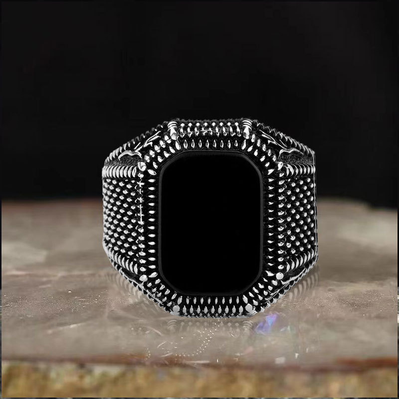 J061 plata antigua, esfera negra