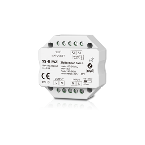 Skydance SS-B (WZ) ZigBee 3,0 & RF умный переключатель переменного тока Tuya приложение Облачное управление голосовым управлением настенный фазовый выключатель Zigbee - Product Image 2