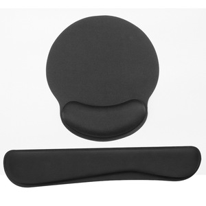 Teclado para juegos de oficina, reposamuñecas, alfombrilla de ratón, espuma viscoelástica, fibra extrafina, alfombrilla de ratón cómoda duradera - Product Image 3