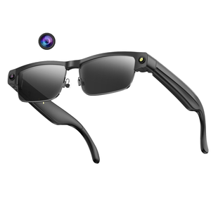 نظارات ذكية بإطار معدني متغير اللون، كاميرا 8 ميجابكسل للصور/الفيديو، ترجمة عالمية، مقاومة للماء IPX-5، تحكم باللمس - Product Image 1