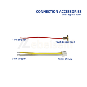 Scheda di controllo dimmerabile a basso voltaggio a LED di tipo-C 5V con tocco singolo/doppio colore (senza bisogno di saldatura) - Product Image 5