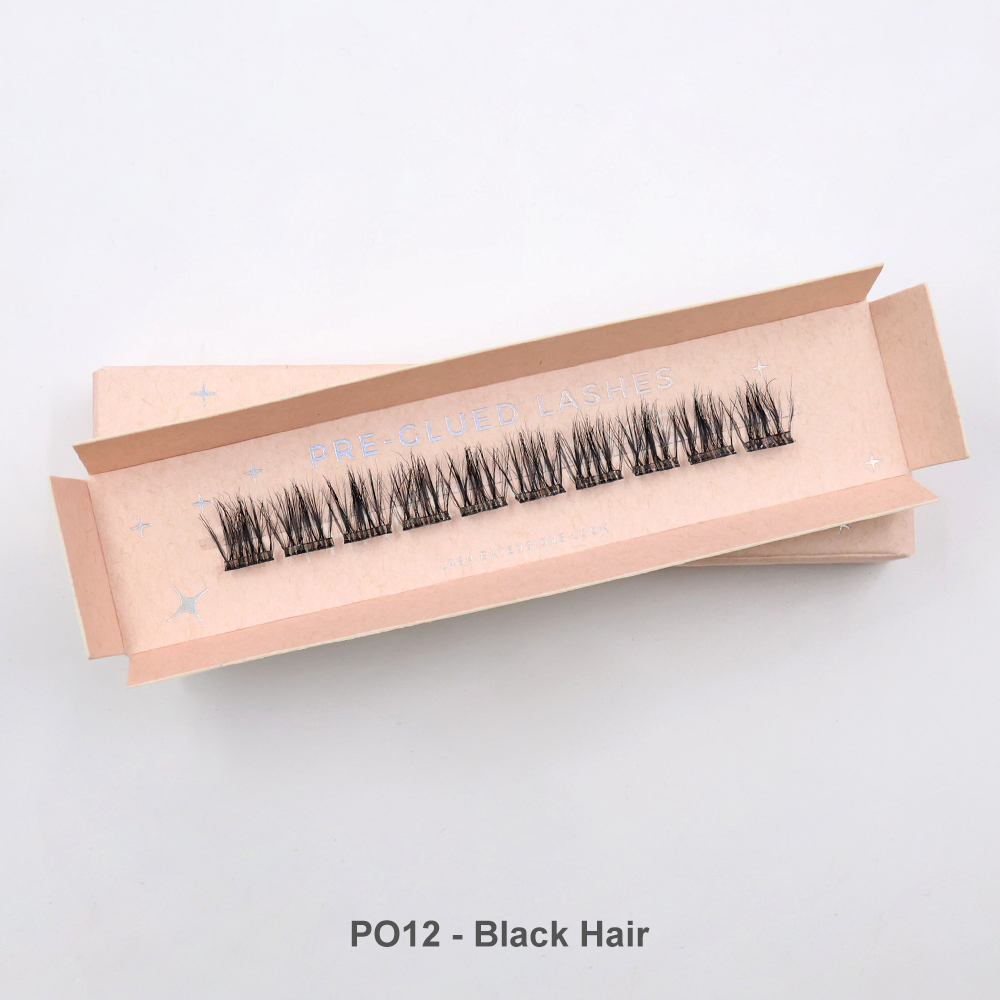 1 ligne - PO 12 - Cheveux Noirs