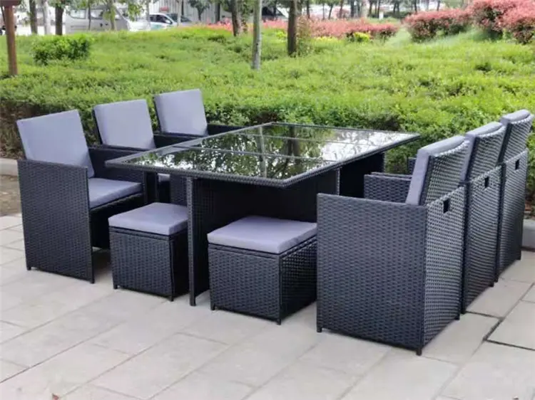 Outdoor Rattan Table And Chair Bar Cafe Rattan Chair Set Outdoor Iron Table And Chair Combination