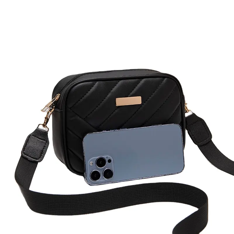 Bolsa crossbody feminina de couro de marca famosa, bolsa mensageiro e bolsas para câmera de moda personalizada, desenho de 2023