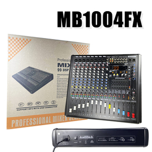 LAIKESI MB1004FX 10channels <strong>Microphone</strong> <strong>Inputs</strong> <strong>Audio</strong> Mixer with USB Digital Effect Recording Function PC Connection - Product Image 2