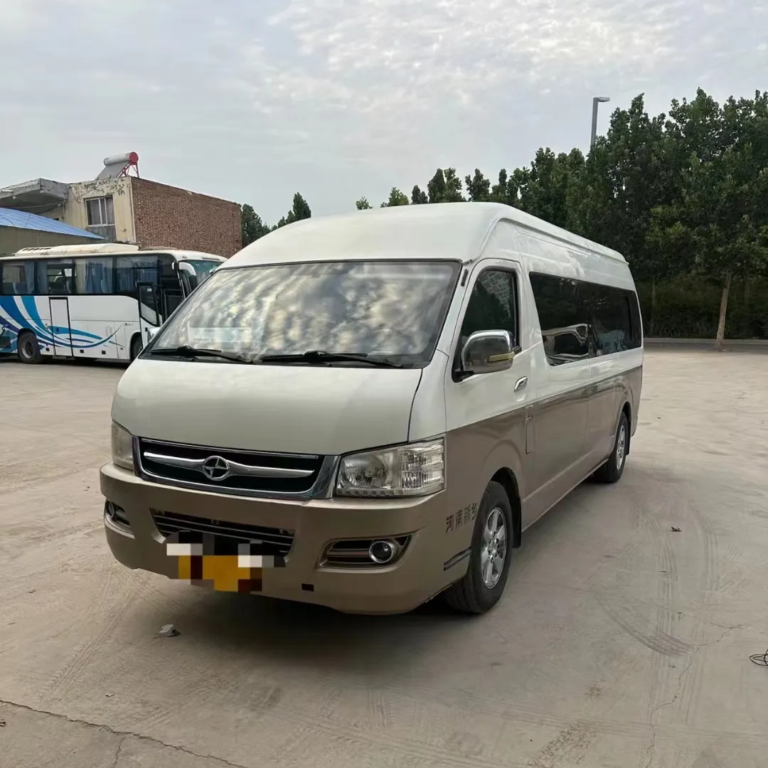 Auto usata 2015 Joylong hiace bus 18 posti motore diesel usato Mini bus Van prezzo economico vendita calda