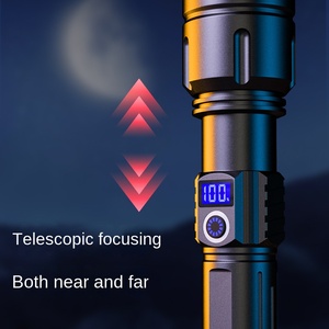 Hot Bán 30W Zoom <span class=keywords><strong>USB</strong></span> Nhôm Đèn Pin Chiến Thuật 1200 Lumens 500M Chùm Khoảng Cách IP65 Không Thấm Nước Cho Cắm Trại Săn Bắn Câu Cá - Product Image 3