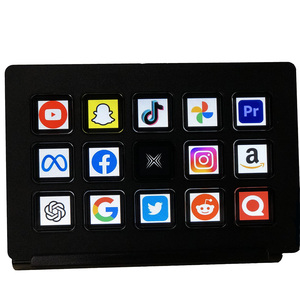 15-<strong>key</strong> Customizable Multifunctional Game <strong>Keyboard</strong> Fully Customizable LCD <strong>Keyboard</strong> Like Stream Deck - Product Image 1