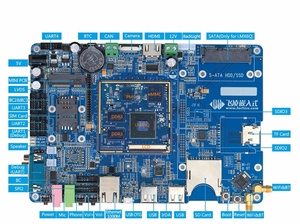 ARM-A9 iMX6 Single Board Computer di supporto Quad Core Android e Linux Scheda di Sviluppo Meglio di Raspberry PI - Product Image 3
