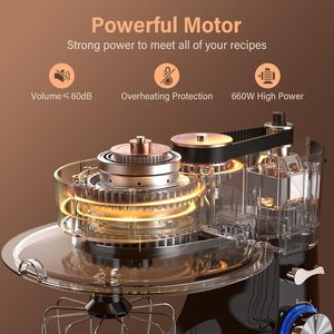 Nhà Sản xuất nhà cung cấp nhà máy 4.5L điện mini đứng bánh trộn với bột móc EU/chúng tôi cắm cho Baking nhà bếp thực phẩm bột - Product Image 5