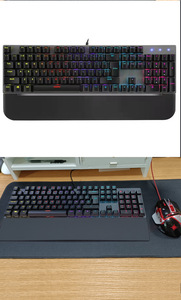 OEM Factory Full Size RGB LED Mechanical Gaming <strong>Keyboard</strong> USB Wired Rainbow Metal Plate Mechanical Gaming <strong>Keyboard</strong> <strong>for</strong> <strong>Computer</strong> - Product Image 6