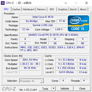 2024 Hot-Selling 4 Total Cores 4 Total Threads <strong>I5</strong> 3570 CPU Legacy Intel Core Processors for Computer - Product Image 6