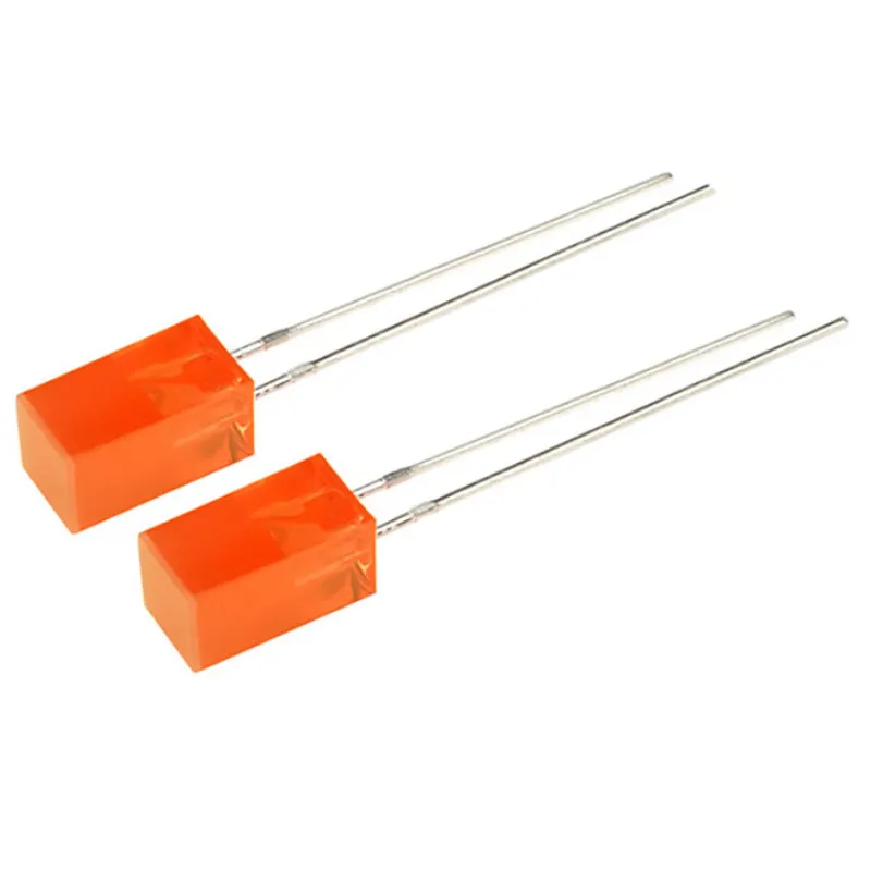 2*5*7 Square Led Diode Dual Color 257 MM Red And Blue Clear Lens Common Cathode & Common Anode Round Bi-Color DIY Light