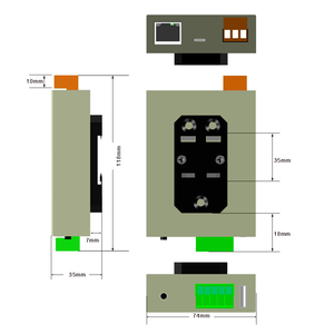 PNF1002-ARM convertitore di protocollo del produttore supporta oltre 300 protocolli tra cui BACnet e OPC al protocollo Standard S7 - Product Image 4