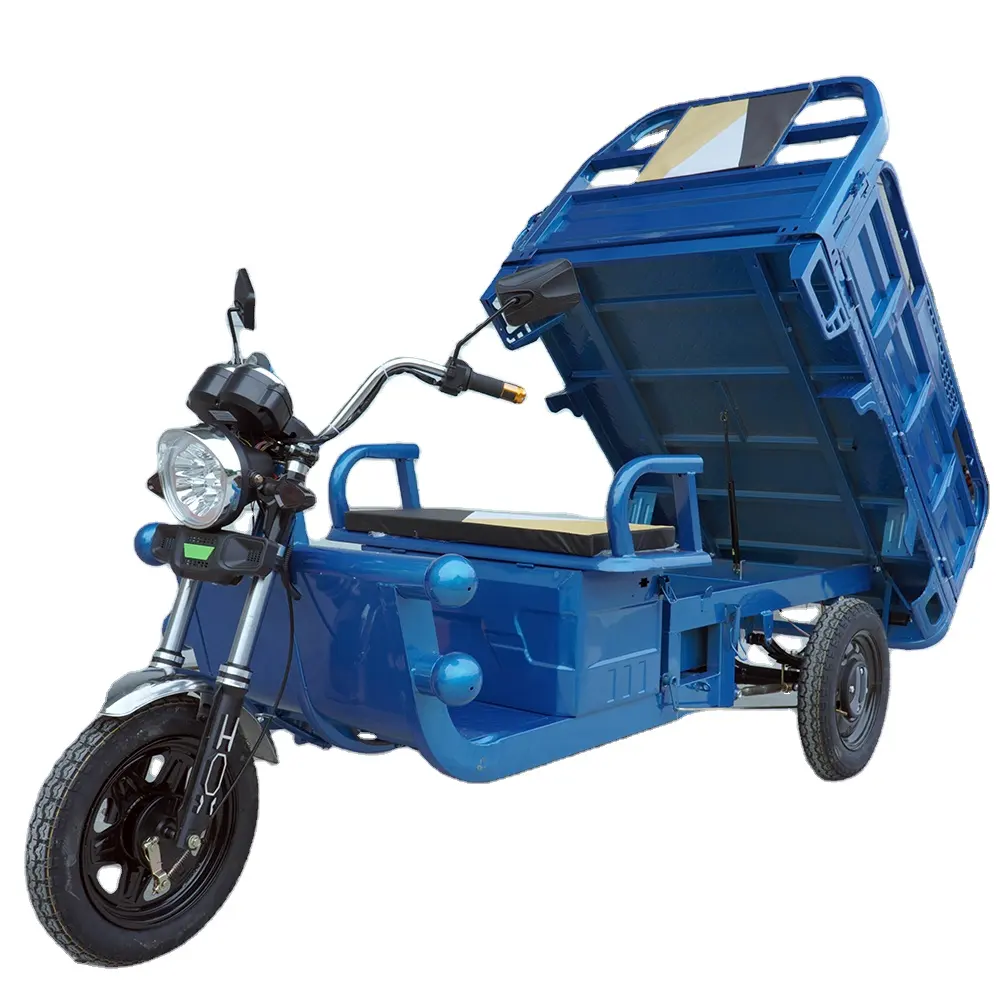 Triciclo de carga eléctrica de alta calidad, tres ruedas, venta al por mayor, 2021