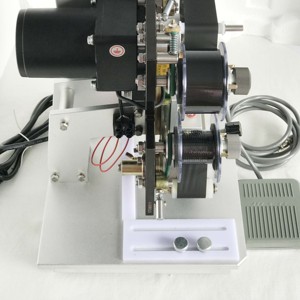 Semi-Auto Desktop Hot Ribbon Datums codierung maschine Chargen nummer Ablaufdatum Barcode-Drucker/Fabrik Vorzugspreis