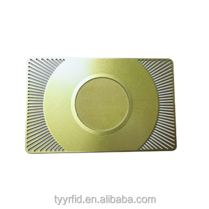 Guter Preis Benutzer definierte leere Metall zugangs kontroll karte Ntag213 Digitale Visitenkarte 13,56 MHz NFC-Metall karte mit Qr-Code - Product Image 3