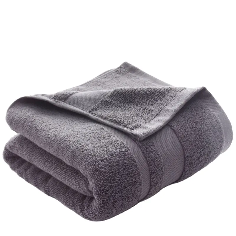Toalla de baño de ducha de algodón 100% para adultos, toallas gruesas puras de Hotel para el hogar de alta absorción, Toalla de baño de 70*140cm, 100% C