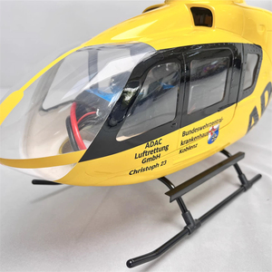 Roban RTF 450 boyutu EC135 sarı mavi kuyruk RC helikopter 4 bıçakları X2 modeli GPS - Product Image 5