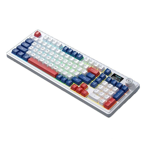 Wired <strong>Keyboard</strong> Mechanical Feel Multi-<strong>function</strong> Screen Display with Knob Desktop <strong>Computer</strong> Office E-sports Game <strong>Keyboard</strong>