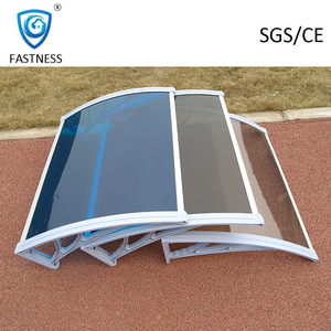 Mái Che Nắng Bằng Polycarbonate Giá Tốt Nhất Mái Che Cạnh Bằng Thép Nhựa Cho Cửa Che Nắng - Product Image 4